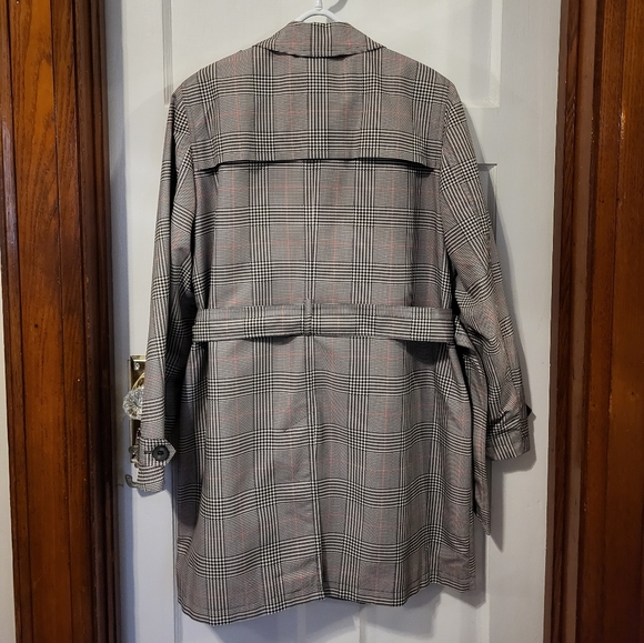 M&S houndstooth trench coat - Picture 2 of 8